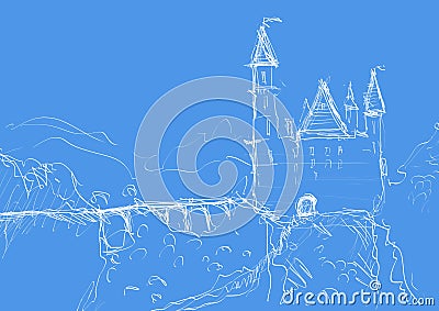 Old Castle Stock Photo