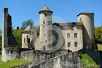 Old castle in france Stock Photo