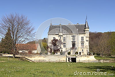 a old castle in Limburg, Schin op Geul Stock Photo