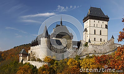 Romantic Fairy-tale Castle Stock Photo