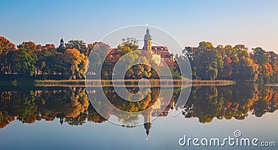 Old castle in Niasvizh Stock Photo