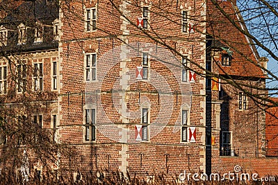 the old castle of Raesfeld in westphalia Stock Photo