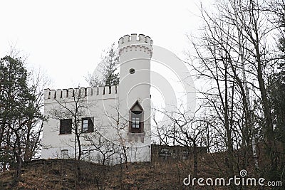 Old Castle in VlaÅ¡im Castle Park Stock Photo