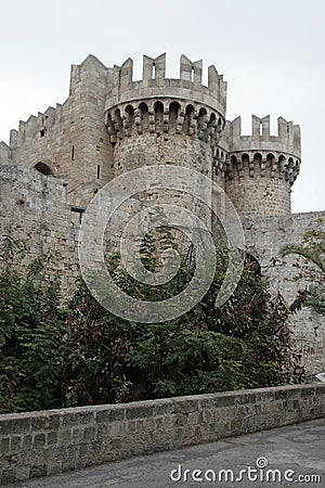 Old castle towers Stock Photo