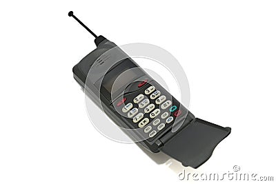 Old cell phone Stock Photo