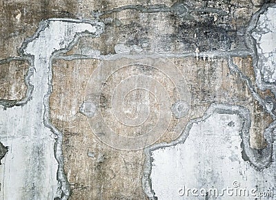 Old Cement Wall Distressed textured and background Stock Photo
