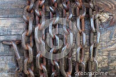 Old chain Stock Photo