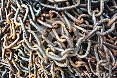 Old chains Stock Photo