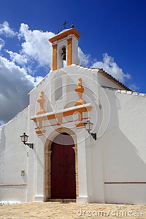 Old chapel, Cadiz, Andalusia, Spain. Stock Photo