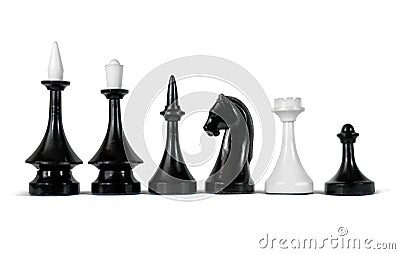 Old chess Stock Photo