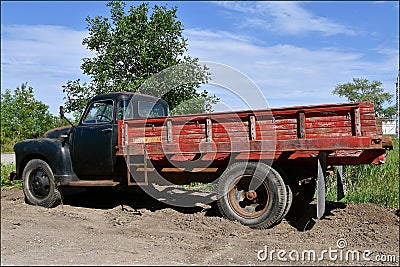 Old Chevy grain truck Editorial Stock Photo