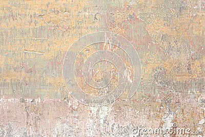Old chipped and scratched wall texture background Stock Photo