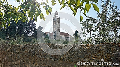 old chruch on the island of hvar Stock Photo