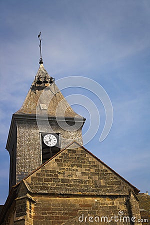 Old church bell tower Stock Photo