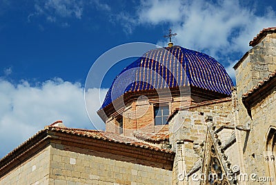 Old church of Morella Stock Photo