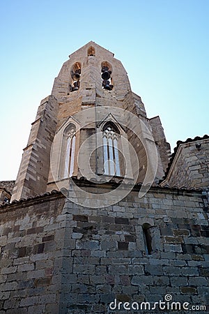 Old church of Morella Stock Photo