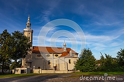 Old church at Polska Cerekiew / Poland Stock Photo