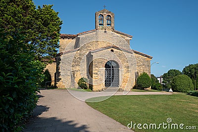 Church of San Julian de los Prados, Oviedo, Spain Stock Photo