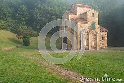 San Miguel de Lillo, Oviedo, Spain Stock Photo