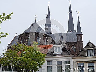The city of delft in the netherlands Stock Photo