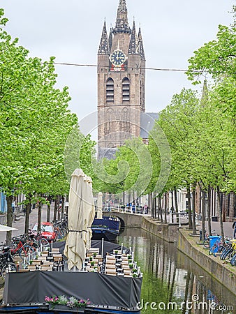 The city of delft in the netherlands Editorial Stock Photo