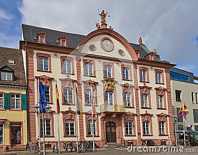 Old city hall (1741) in Offenburg, Germany Stock Photo