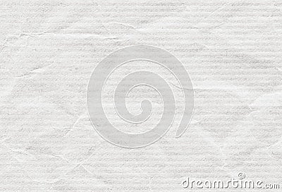 Old clean horizontal recycled rough white striped paper texture or background Stock Photo