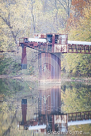 Old Coal Tipple Stock Photo