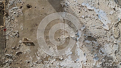 Old color peel from concrete wall beautiful old rustic textu Stock Photo