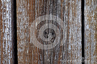 Old colorful cracked wooden planks Stock Photo