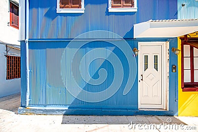 Old colorful facade Stock Photo