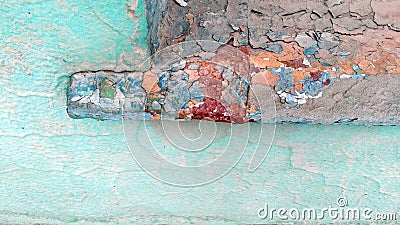 Old colorfull wall Stock Photo