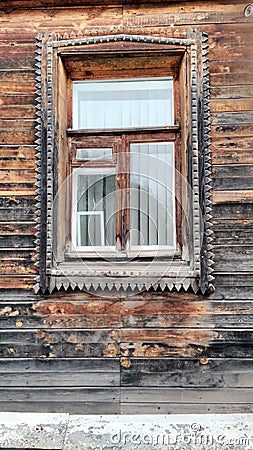 Old colorfull window Stock Photo