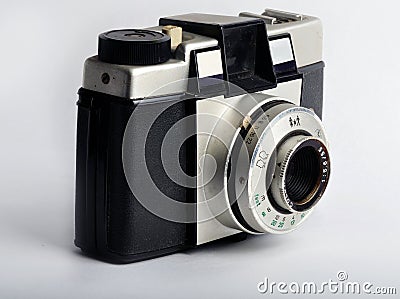 Old Compact film Camera 2 Stock Photo