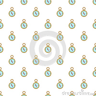 Old compass pattern, cartoon style Vector Illustration