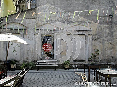 Old conventillo neighborhood of San Telmo Buenos Aires Argentina Editorial Stock Photo