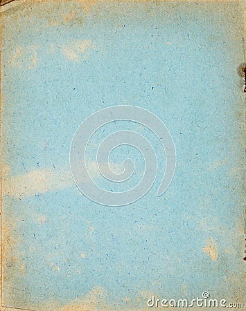 Old copybook cover page made of recycled paper Stock Photo