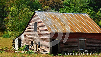 Old Country Barn Stock Photo