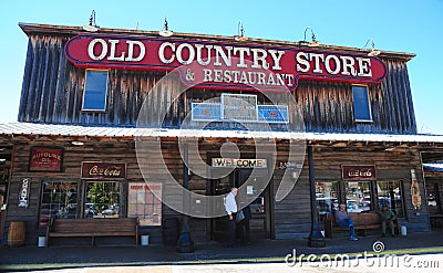 Old Country Store and Restaurant at Casey Jones Village, Jackson, Tennessee. Editorial Stock Photo