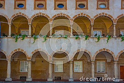 The Old Countys mansion in slovenian town Celje Stock Photo