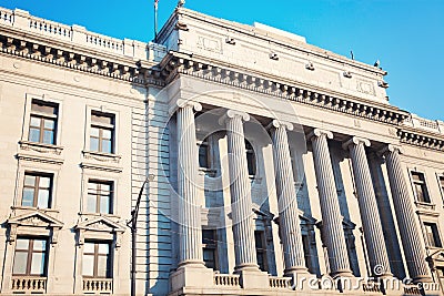 Old courthouse in Youngstown Stock Photo