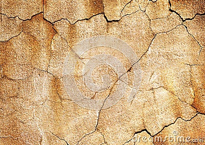 Old cracked wall Stock Photo