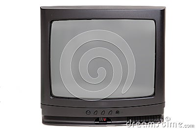 Old CRT TV Stock Photo