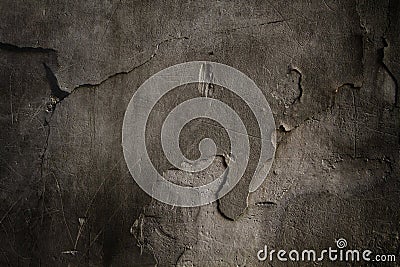 Old dark wall background or texture Stock Photo