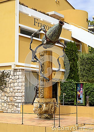 Old device for distilling flowers for perfume, Fragonard Parfumeur, Grasse, France Editorial Stock Photo