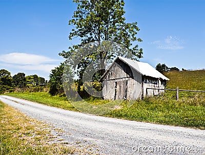 Old Dirt Road - Virginia Stock Photo