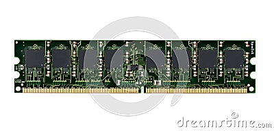 Old dirty dust computer memory Stock Photo