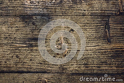 Old dirty shabby wooden floor made of boards Stock Photo