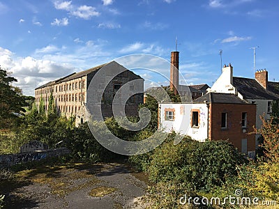 Old disused buildings Stock Photo