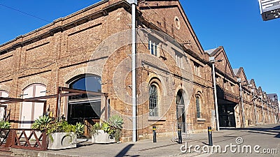 Old Disused Railway Workshops Sydney Stock Photo